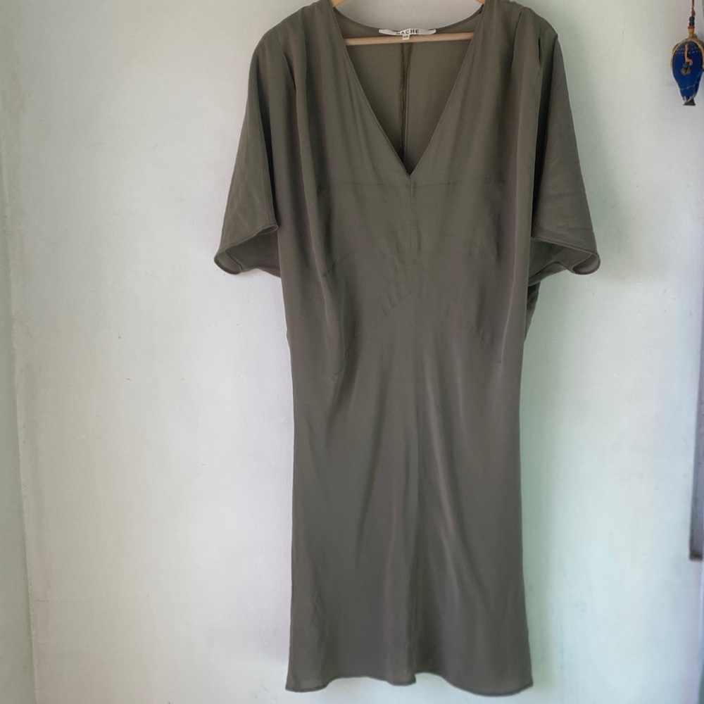 Hache 48 EU Silk Midi Dress